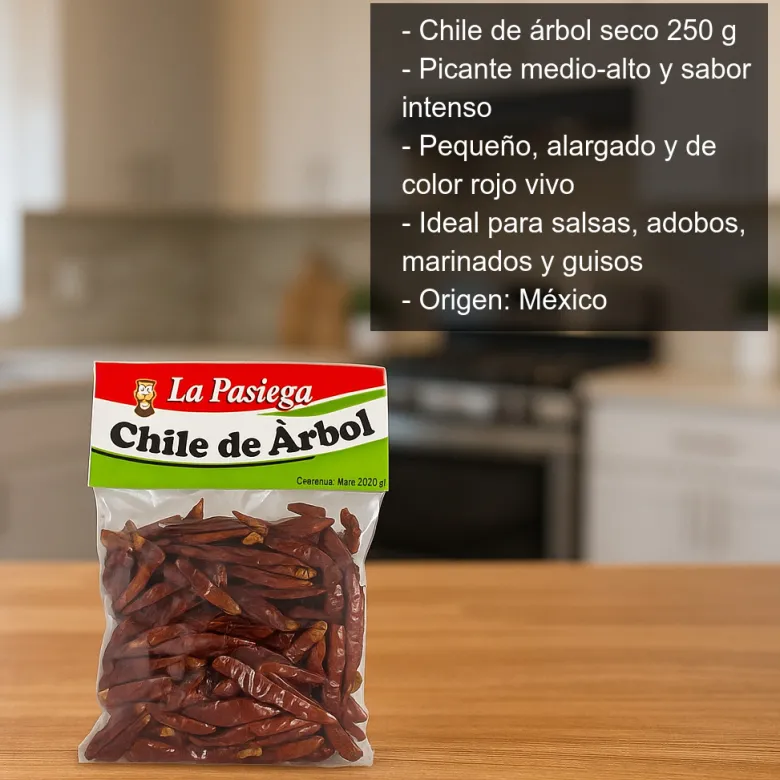 Chile de árbol - 250g