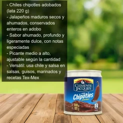 Chiles chipotles adobados - 220g