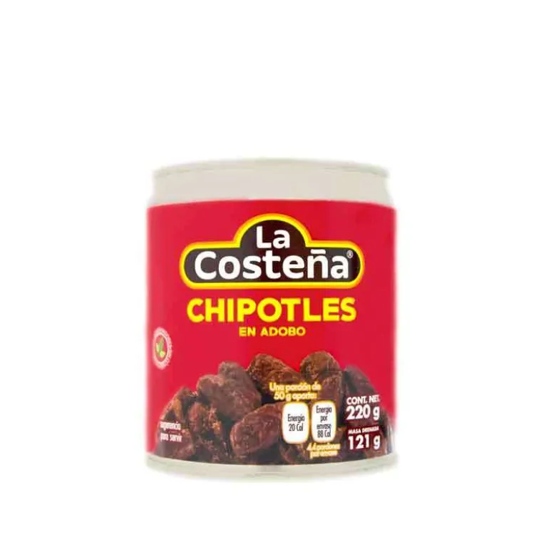 Chiles chipotles adobados - 220g