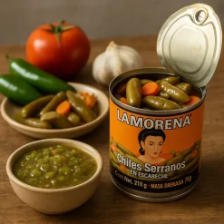 Chiles Serranos en escabeche - 200g