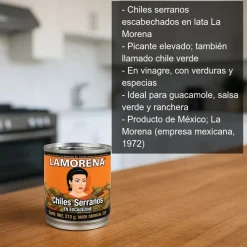 Chiles Serranos en escabeche - 200g