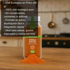 Chili Ecológico en Polvo - 70g