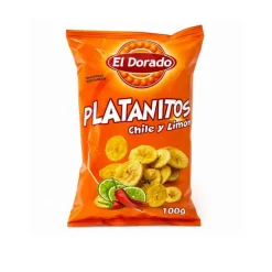 Chips de plátano chile y limón - 100g
