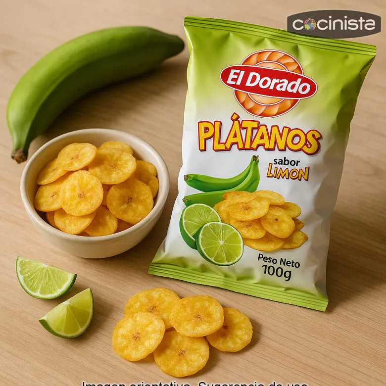 Chips de plátano con limón - 100g