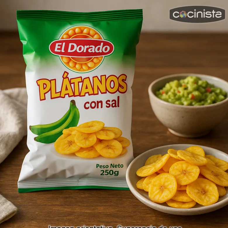Chips de plátano con sal - 250g