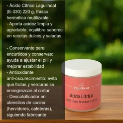 Ácido cítrico - 220 g