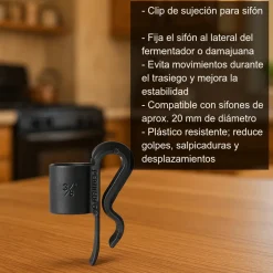 Clip sujeción sifón