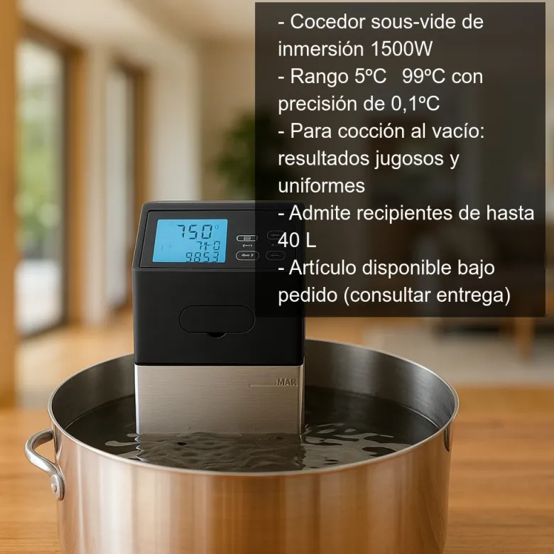 Cocedor a baja temperatura - 1500W
