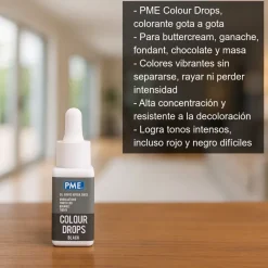 Colorante alimentario color negro liposoluble - 20ml
