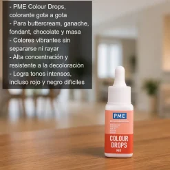 Colorante alimentario color rojo liposoluble - 20ml