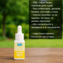 Colorante alimentario color amarillo liposoluble - 20ml