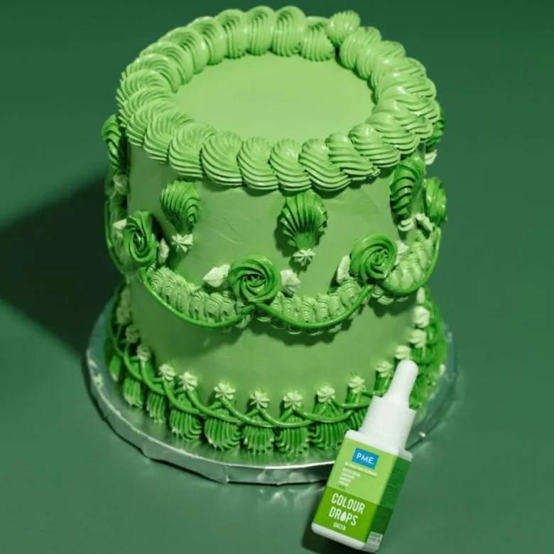 Colorante alimentario color verde liposoluble - 20ml