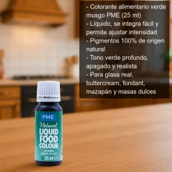 Colorante alimentario verde musgo - 25g