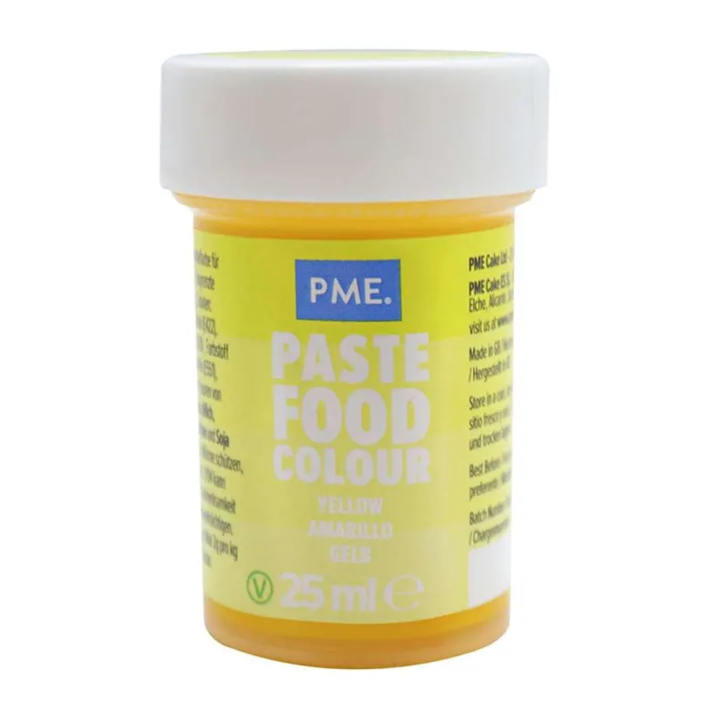 Colorante concentrado en pasta amarillo soleado - 25g
