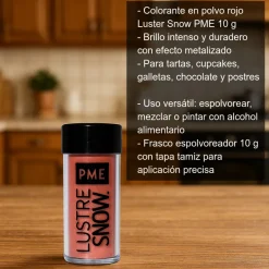 Colorante en polvo comestible - Rojo - 10 g