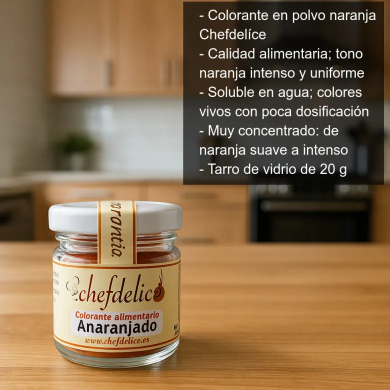 Colorante en polvo Naranja - 20 g