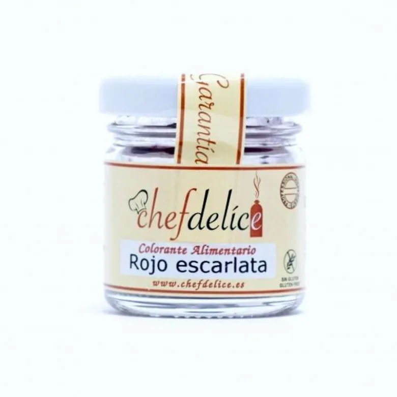 Colorante en polvo Rojo escarlata - 20 g
