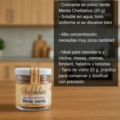 Colorante en polvo Verde Menta - 20 g