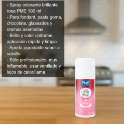 Colorante en spray de color rosa - 100 ml