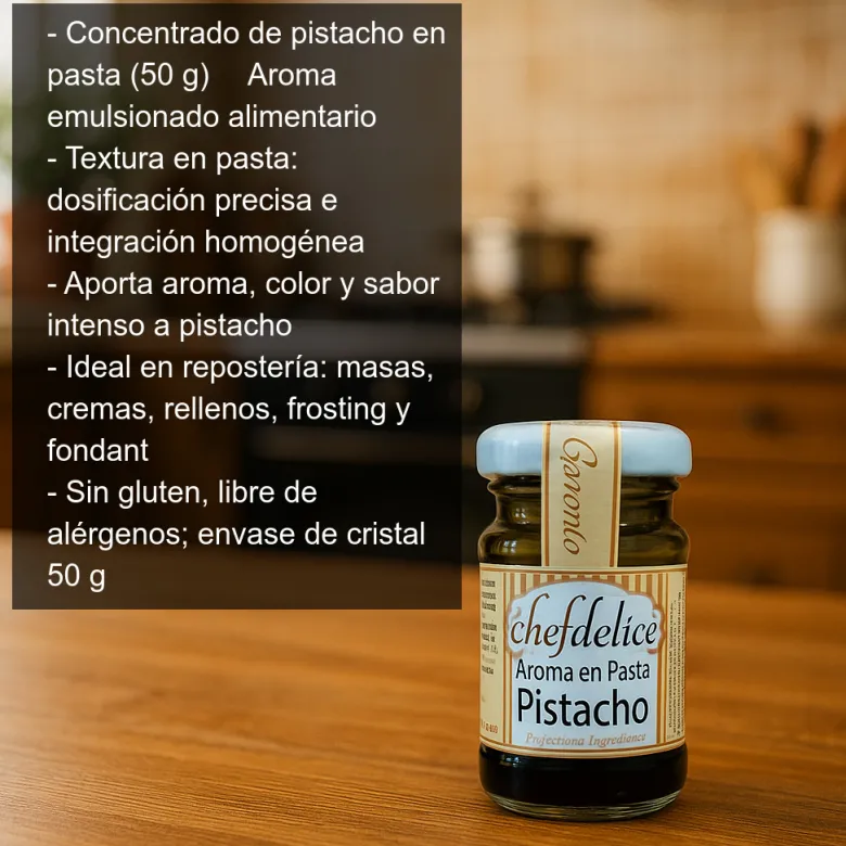 Concentrado de pistacho en pasta - 50 g
