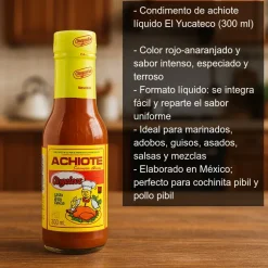 Condimento de Achiote líquido - 300ml