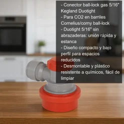 Conector ball-lock para gas - 5/16