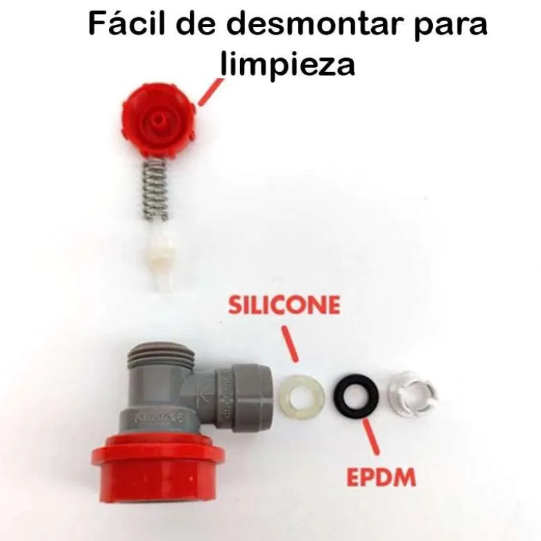 Conector ball-lock para gas - 3/8"