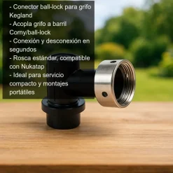 Conector ball-lock para grifo