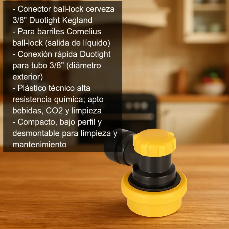 Conector ball-lock para la cerveza - 3/8"