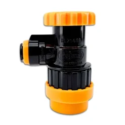 Conector cerveza con control de flujo