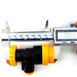 Conector cerveza con control de flujo