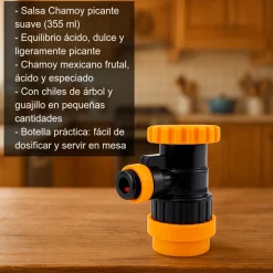Conector cerveza con control de flujo