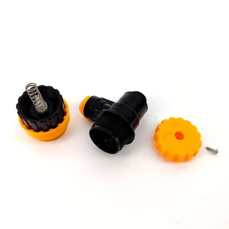 Conector cerveza con control de flujo