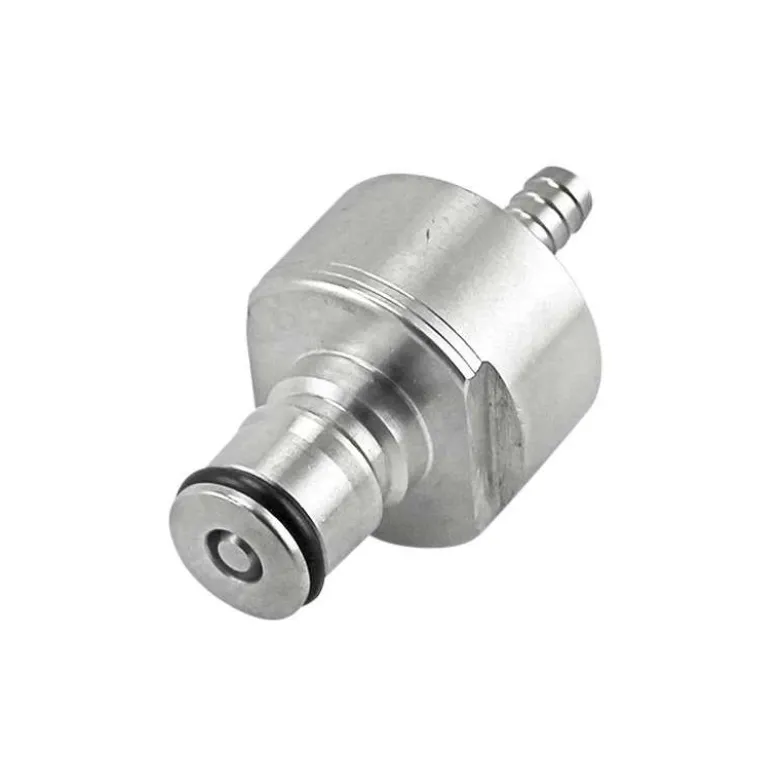 Conector para botella PET para limpieza y carbonatación
