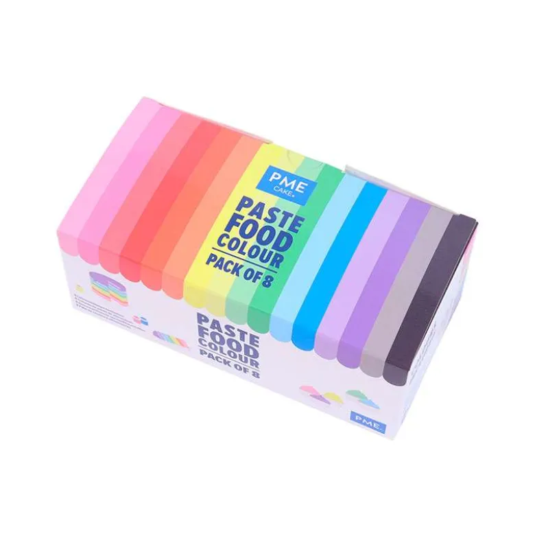 Conjunto de colorantes en pasta - 8 colores