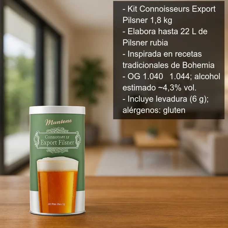 Connoisseurs Export Pilsner - 1,8 Kg