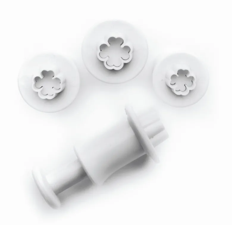 Cortadores para fondant en forma de trébol - 0,9-1,0-1,2cm