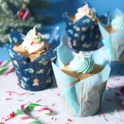 Cápsulas para Muffins Navidad Frosty - 24 uds