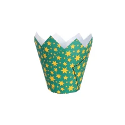 Cápsulas para Muffins Navidad Estrellas - 24 uds
