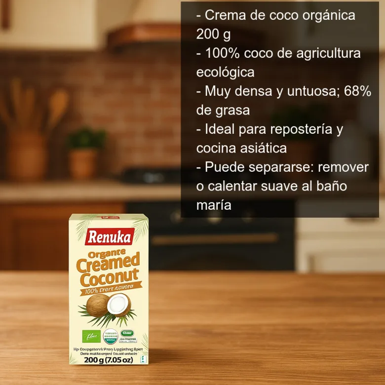 Crema de coco orgánica - 200g