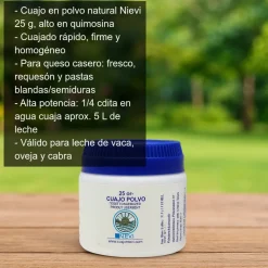 Cuajo en polvo natural - 25 g