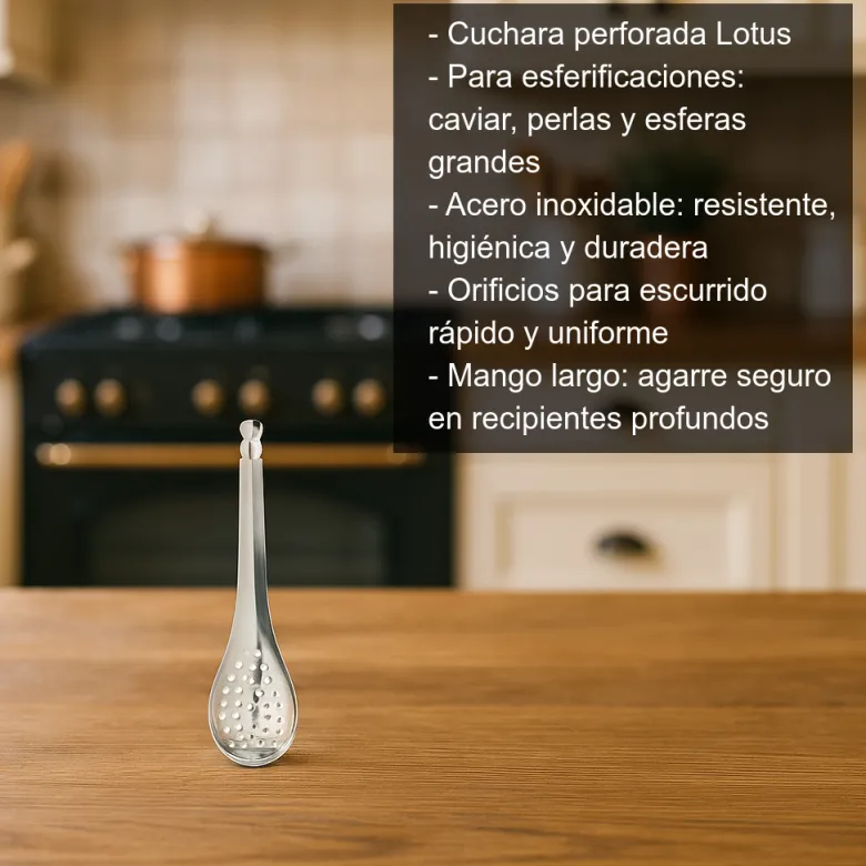 Cuchara perforada