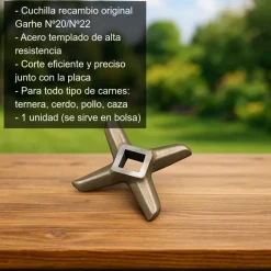 Cuchilla para picadora Nº20 y Nº22 - Garhe