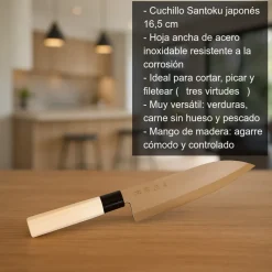 Cuchillo Santoku - 16,5 cm