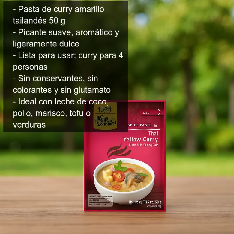 Curry amarillo tailandés - 50 gr