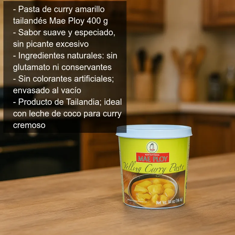 Curry en pasta amarillo - 400g