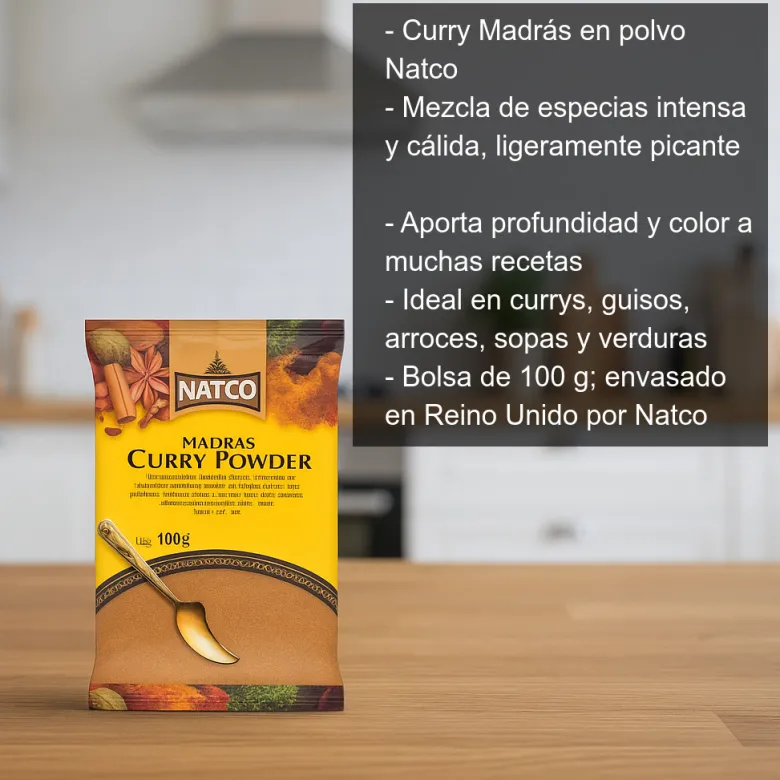Curry Madrás en polvo - 100 g
