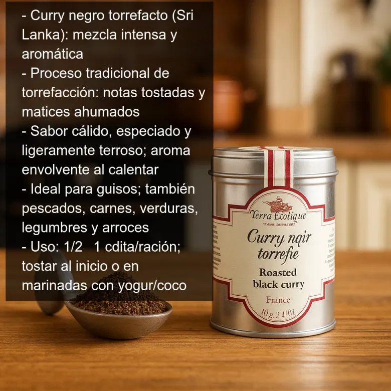 Curry negro torrefacto - 60g