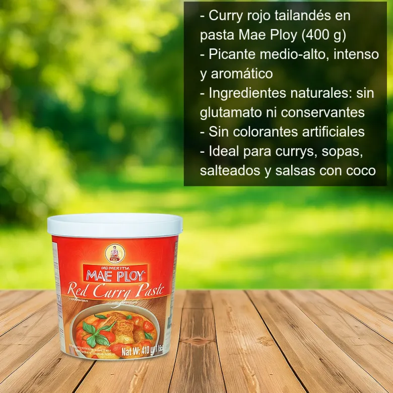 Curry rojo en pasta - 400g