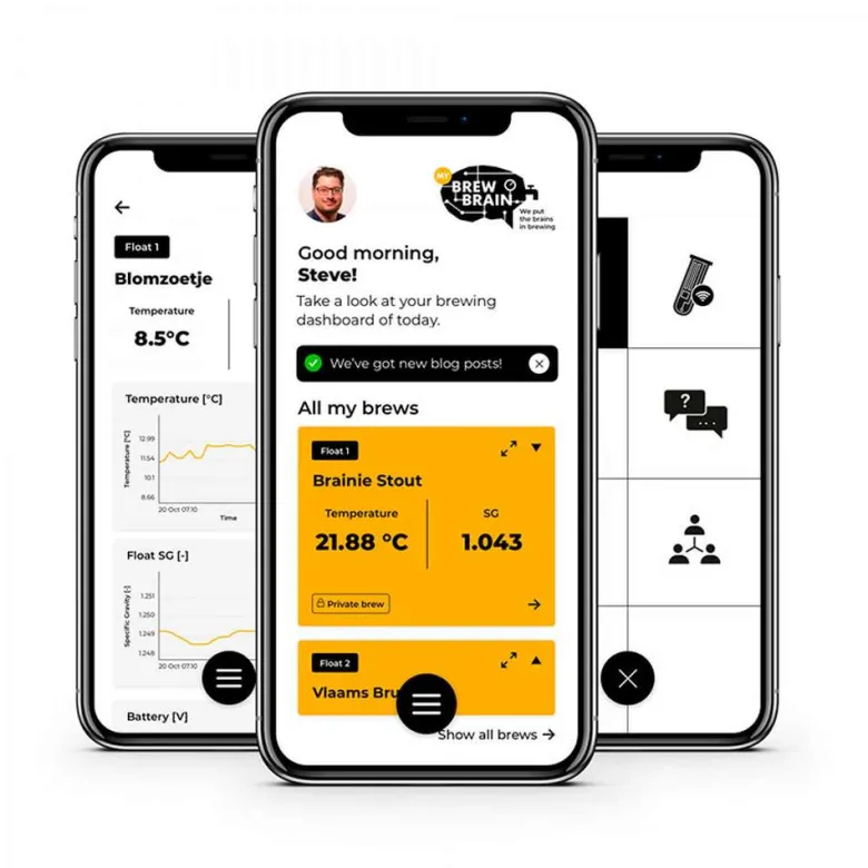 Densímetro y termómetro Float Pro
